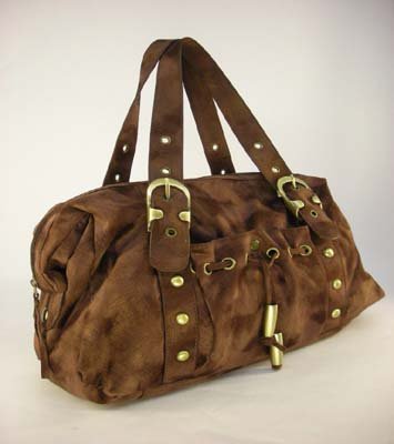 DESIGNER INSPIRED NWT BROWN SUEDE PURSE/HANDBAG!~WOW!!!