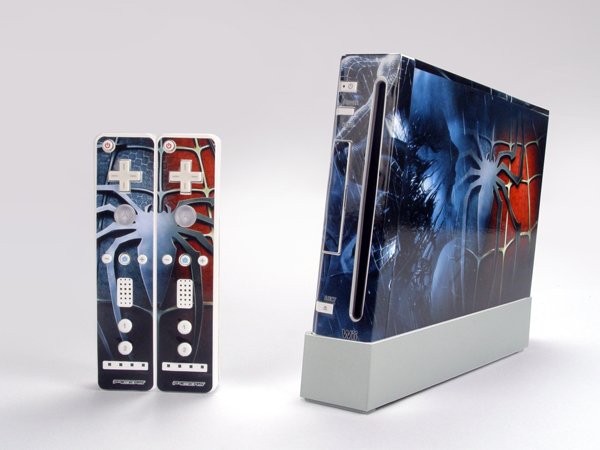 Nintendo Wii VINYL SKIN Spider Man 06