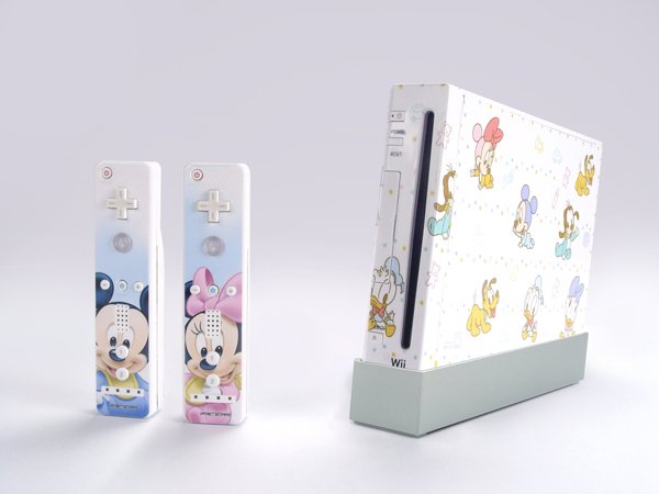 Nintendo Wii VINYL SKIN Disney 09