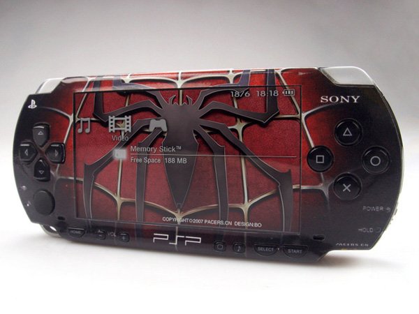VINYL SKIN for Sony regular PSP Spiderman 2Sets 06