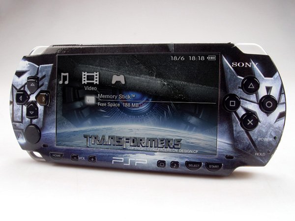VINYL SKIN for Sony regular PSP Transformers 2Sets 07
