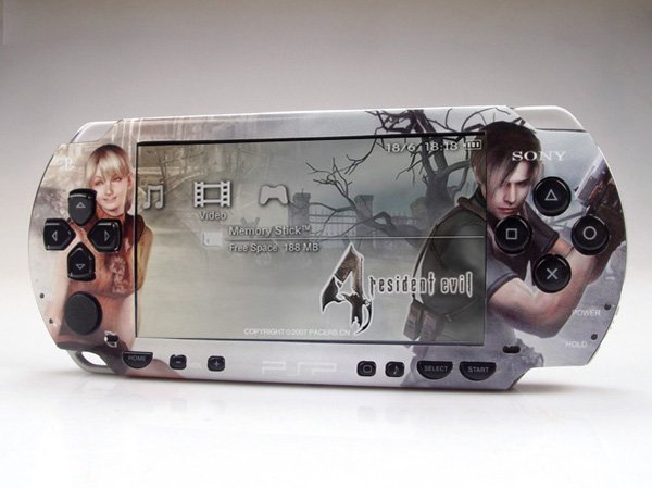 VINYL SKIN for Sony regular PSP Resident Evil 2Sets 08