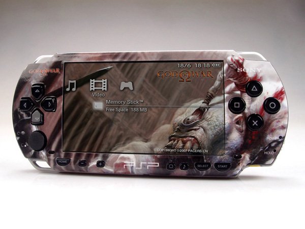 VINYL SKIN for Sony regular PSP God of War 2Sets 10