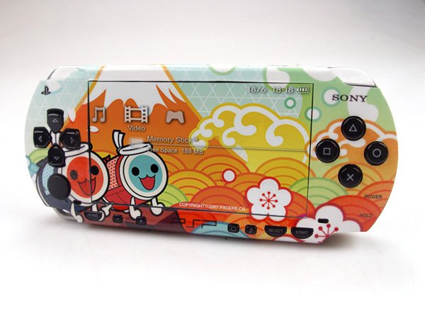 VINYL SKIN for Sony regular PSP Taiko Drum Master 2Sets 11