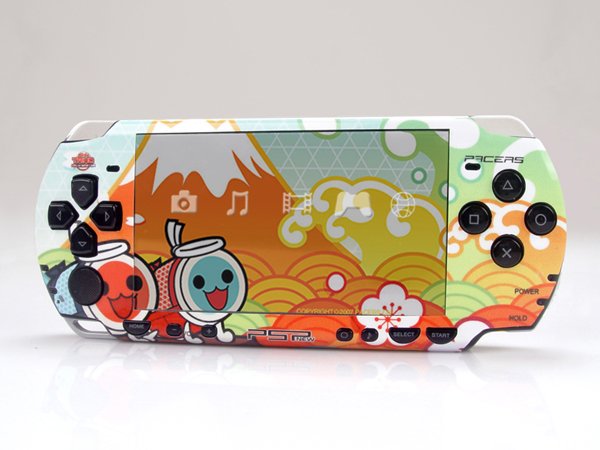 VINYL SKIN for Sony new PSP 2000 Taiko Drum Master 03