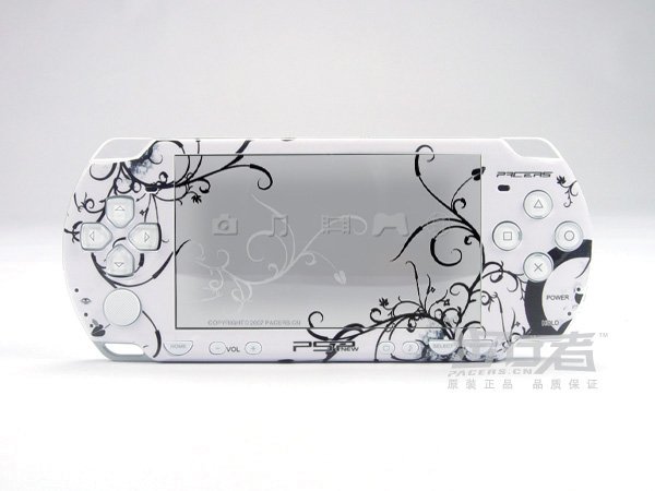 VINYL SKIN for Sony new PSP 2000 White Theme 20