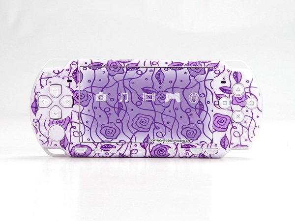 VINYL SKIN for Sony new PSP 2000 Purpur t07