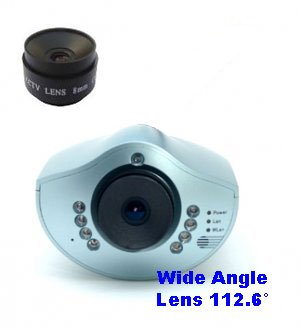 Day & Night IP Networking Camera - CIC-901L + Wide Angle Lens 112.6°