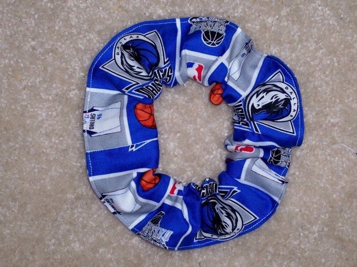 Dallas Mavericks Basketball Fabric Hair Scrunchie Scrunchies NBA