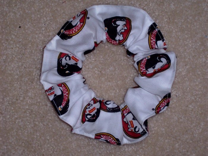FSU Florida State Seminoles College Fabric Hair Scrunchie Scrunchies NCAA