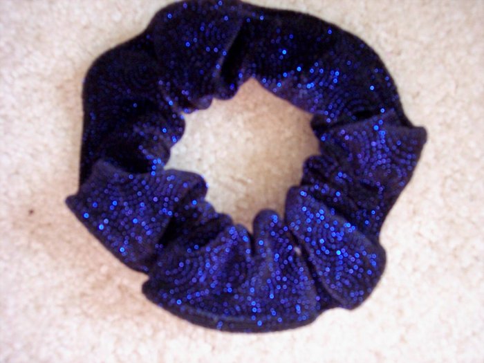 7. Royal Blue Sequin Hair Scrunchie - wide 4