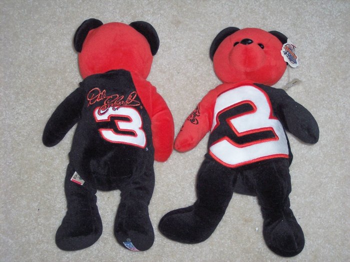 Dale Earnhardt Racing Beanie Bear by Team Speed NASCAR