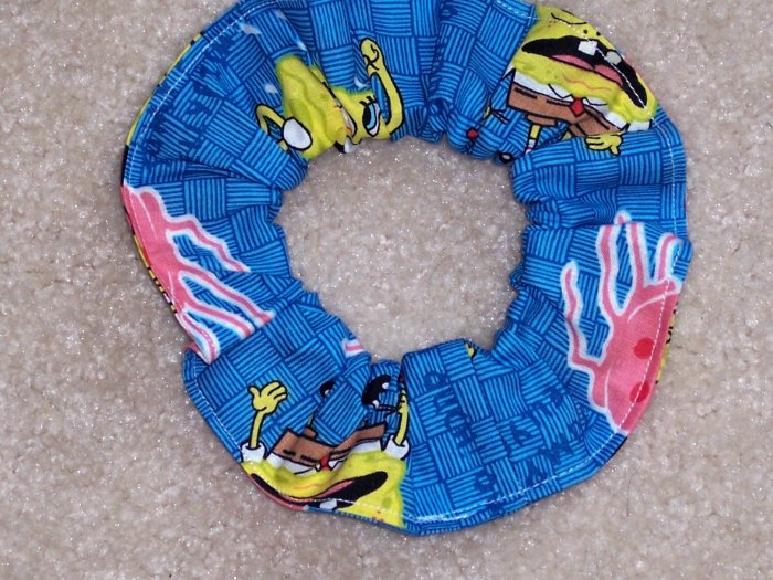 Spongebob Squarepnts Jumping Jellyfish Fabric Hair Scrunchie Scrunchies