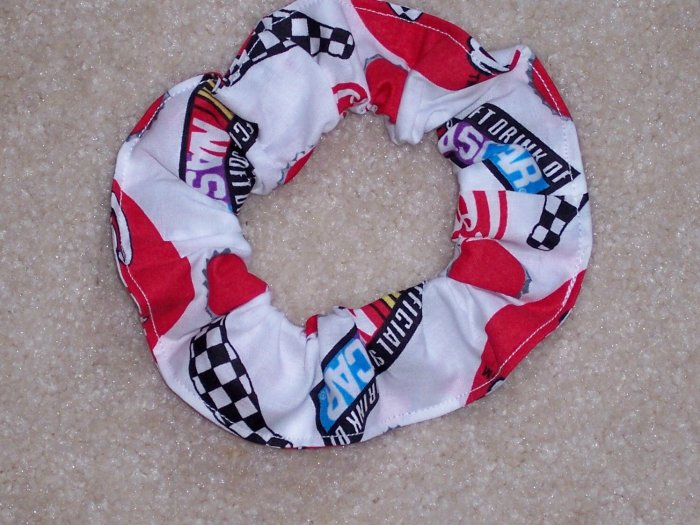 Coca Cola Coke 600 NASCAR Fabric Hair Scrunchie Scurnchies