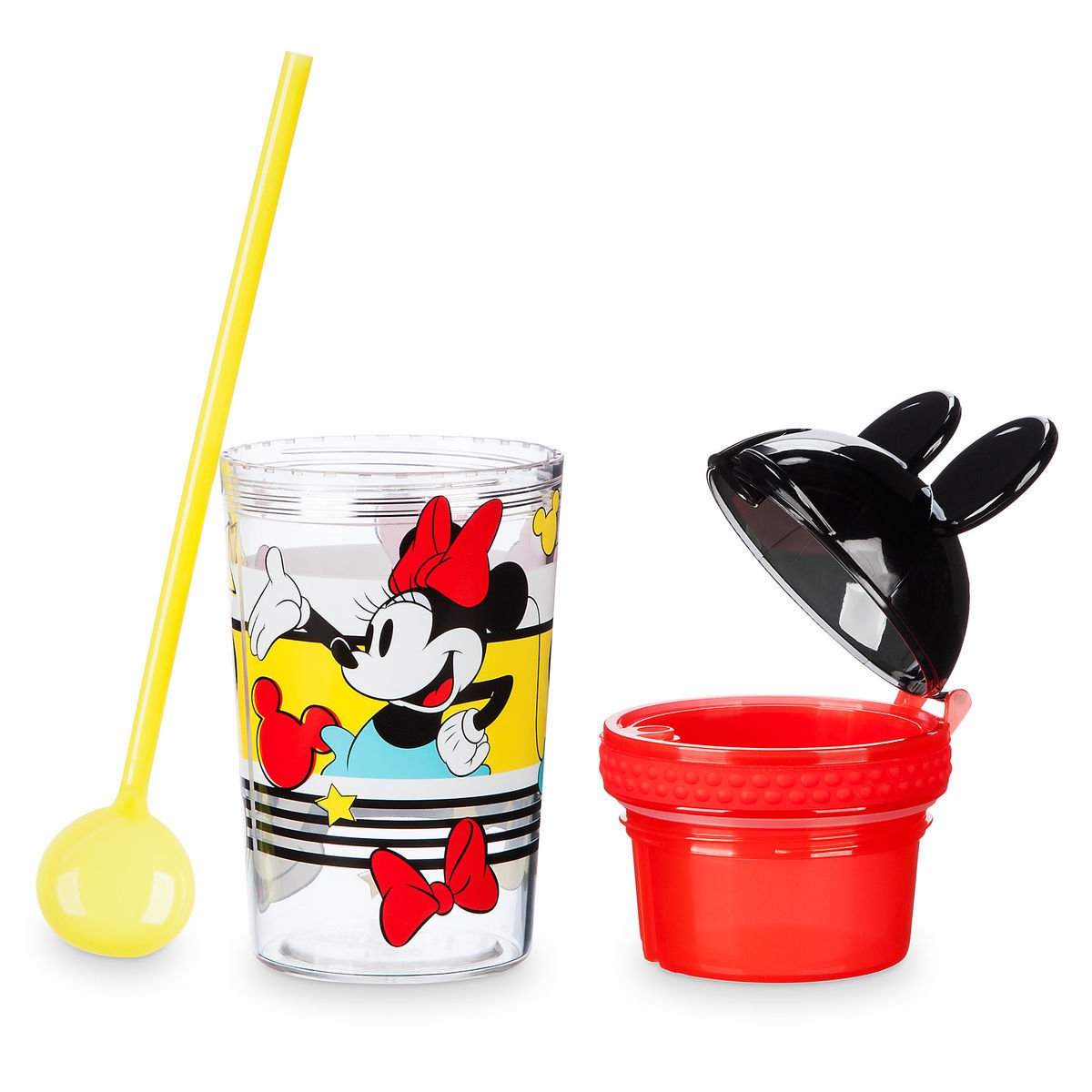 Disney Store Minnie Mouse Tumbler With Snack Cup And Straw Disney Eats