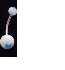 Light Blue Flower Dot