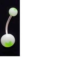 Green Flower Dot