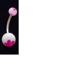 Magenta Flower Dot