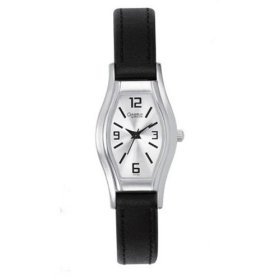43T02 Bulova Ladies Caravelle Quartz Tonneau Strap Watch