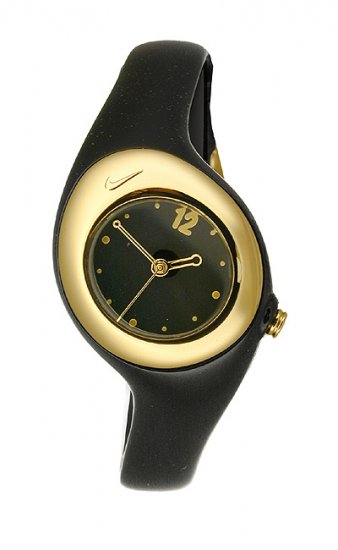 Nike Triax Smooth Watch - Black/Metallic Gold - WR0070-005