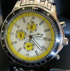 CC311093SSYL Croton Men's 'Chronomaster' 3-Eye Chronograph Watch
