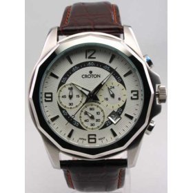 Croton Men's 3-Eye Chronograph Watch, Model - cc311133brdw