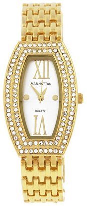 Manahattan by Croton Ladies Crystal Elegance Watch CM204151YLSL