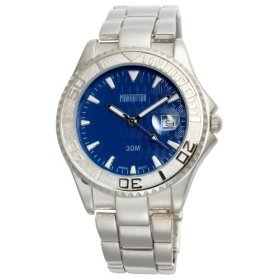 Manahattan by Croton Mens Blue Dial / Bracelet Watch CM304143SLBL