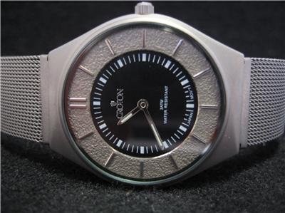 Croton Unisex/Ladies All Titanium - Weighs 1.1 oz Watch CR207886TNBK