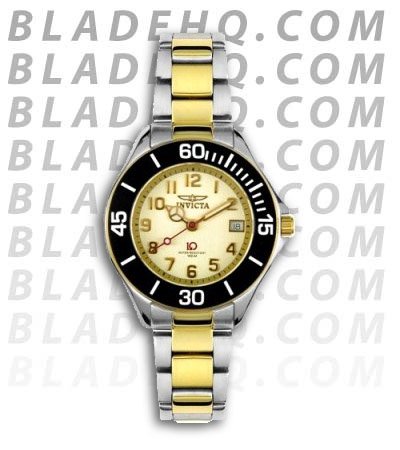 Invicta Women's 10 Collection Champagne Dial Two-Tone Watch Sapphire 4037