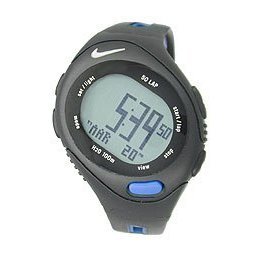 NIKE WR0129-020 Triax Speed 50 Digital Watch ( Black & Blue Saphire )