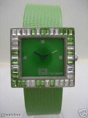 Marc Ecko Ice Cube Emerald Crystal Watch Lady E85015L1