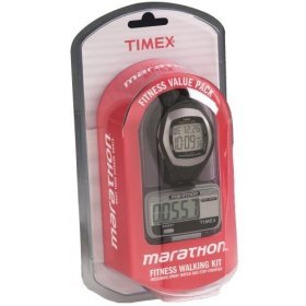 Timex T5F961 Men's Fitness Value Pack Includes Timex Marathon WATCH and PEDOMETER