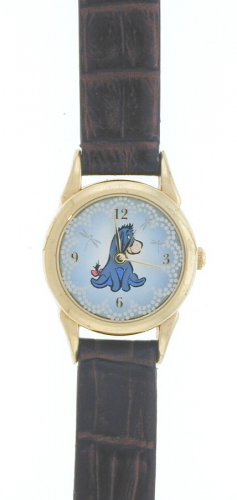 Women's Eyeore Diseny Lorus Seiko Leather Watch MU0842