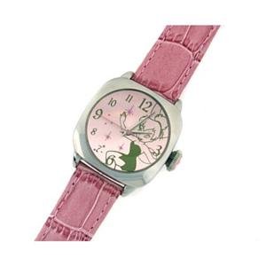 DISNEY TINKERBELL ANALOG LEATHER STRAP WATCH MU1239