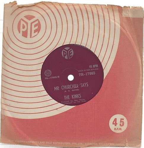 THE KINKS Victoria NEW ZEALAND PYE 7" 45 RPM