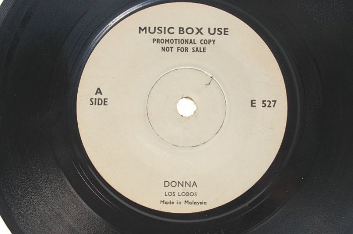 LOS LOBOS Ritchie Valens DONNA Malaysia Jukebox 7"