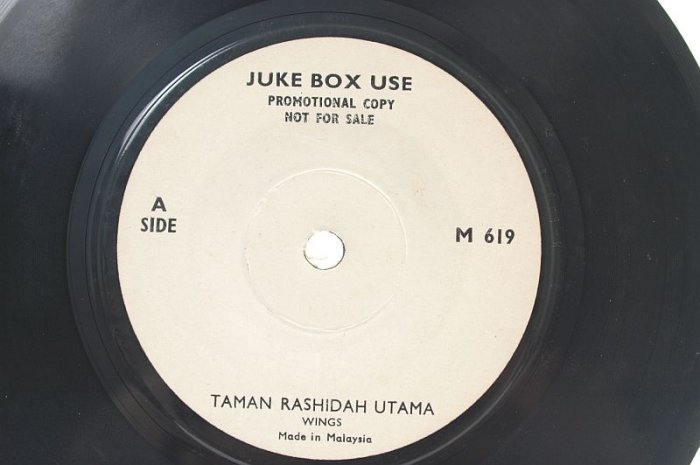 WINGS Taman Rashidah Utama ELLA MALAY 80s ROCK 7"