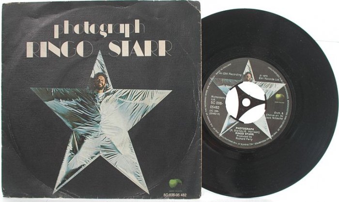 RINGO STAR Photograph BEATLES Holland 7" PS Apple