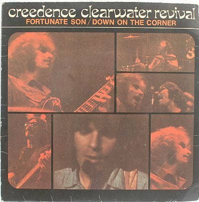 CREEDENCE CLEARWATER Fortunate Son CCR SINGAPORE 7" PS