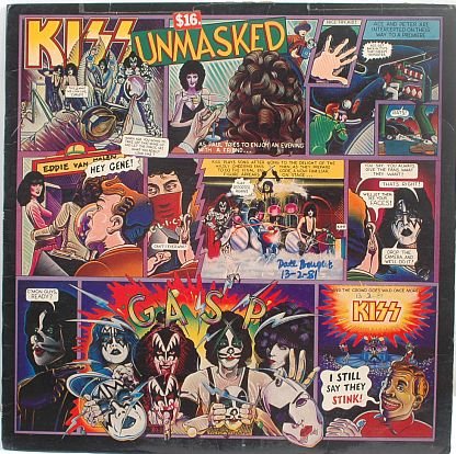 KISS Unmasked 1980 MALAYSIA LP RECORD