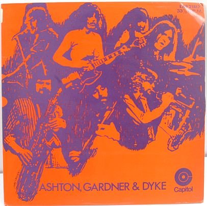 ASHTON,GARDNER & DYKE Power Trio HONG KONG 7" PS EP