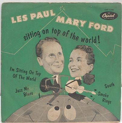 LES PAUL & MARY FORD Top Of The World 7" PS EP England