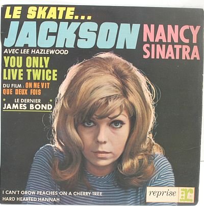 NANCY SINATRA James Bond LIVE TWICE 7" PS EP French