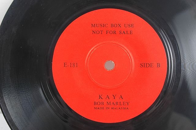 BOB MARLEY Kaya RED LABEL 7" MALAYSIA PROMO