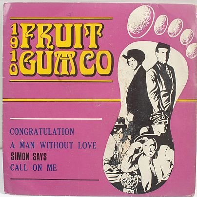 1910 FRUIT GUM co. Malaysia 7" EP 45 RPM P/S
