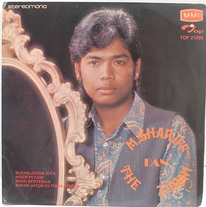 M SHARIFF Bukan Jodoh 60s MALAY POP 7" PS EP