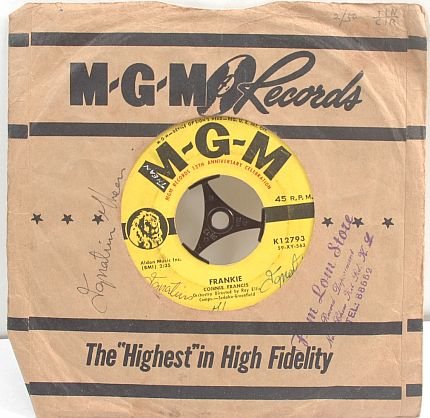 CONNIE FRANCIS Frankie 7" SP 45 RPM USA