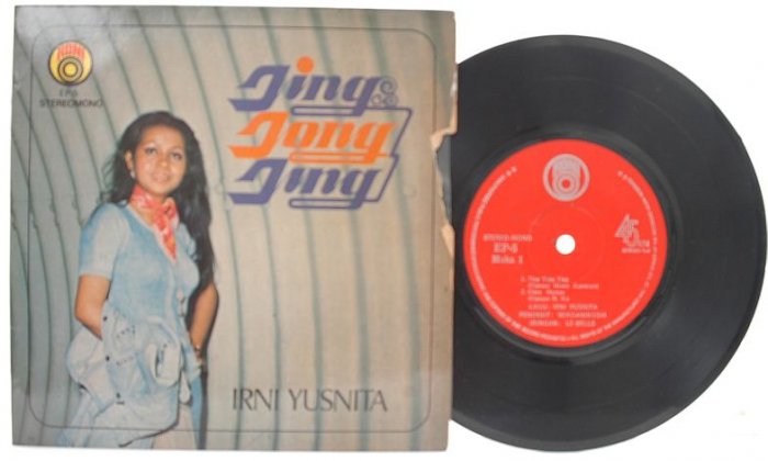 Malay 70s Pop IRNI YUSNITA Jing Jong Jing 7" PS EP