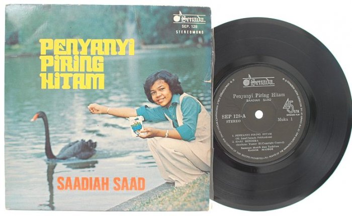Malay 70s Pop SAADIAH SAAD Penyanyi Piring Hitam 7" PS
